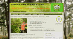Desktop Screenshot of parcours.baerlauchjaeger.de